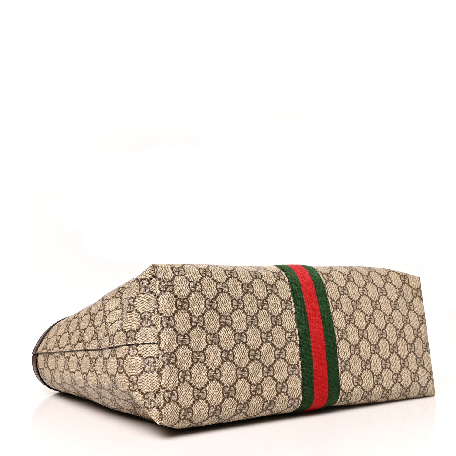 Gucci GG Supreme Monogram Medium Ophidia Shopping Tote Brown 4 of 10