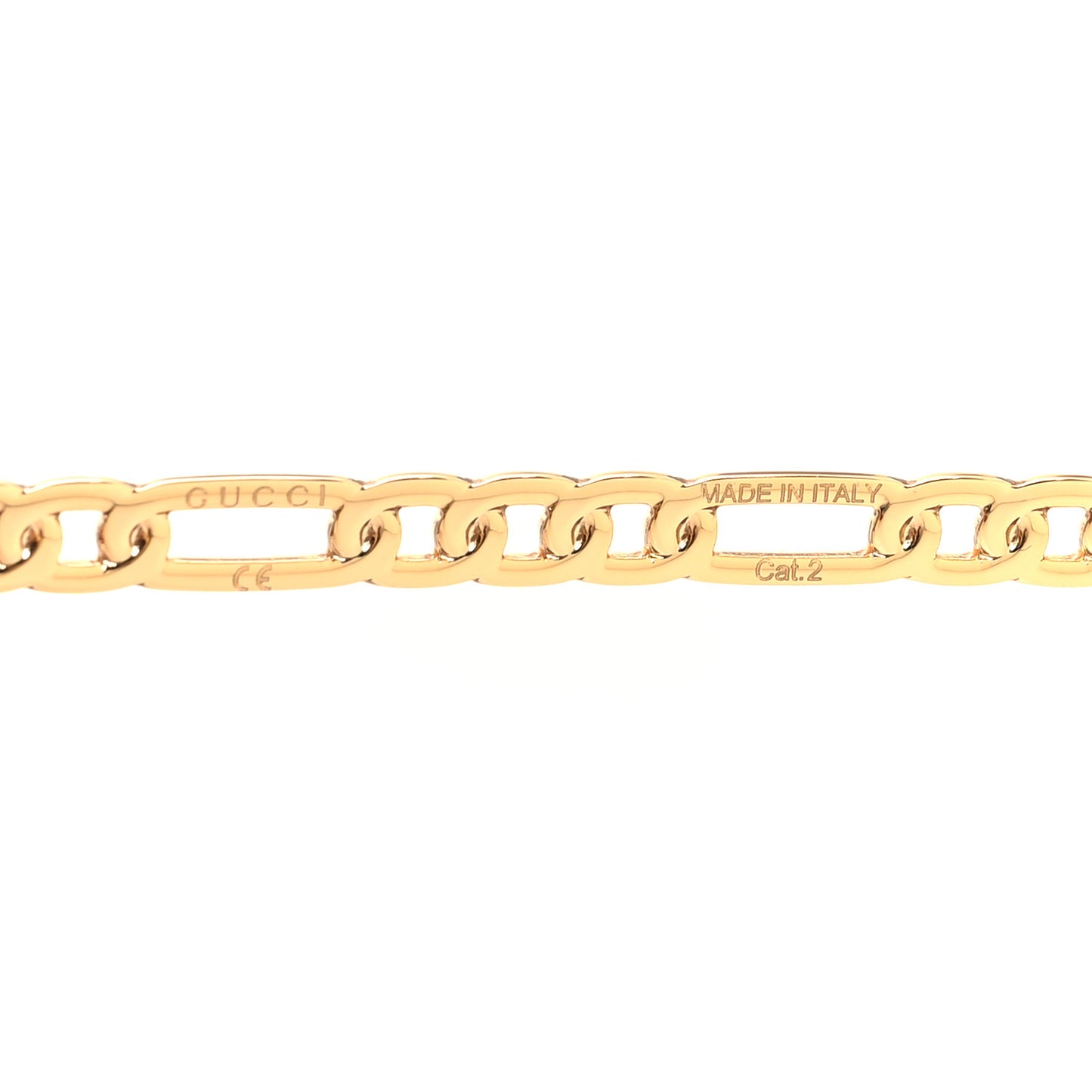 Aviator Charm Chain Sunglasses GG0725S Gold