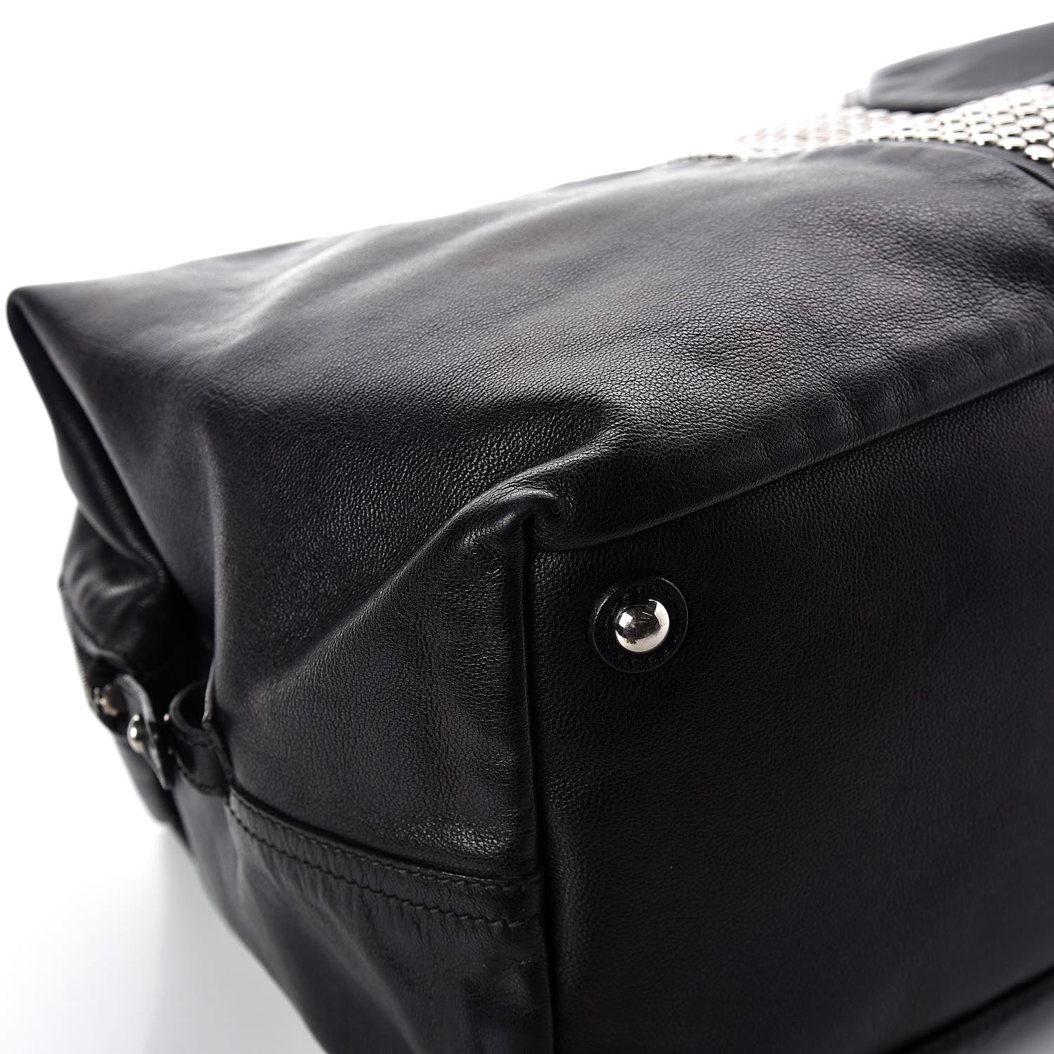 Saint Laurent Chevre Large Rock Stud Easy Y Black 17 of 19