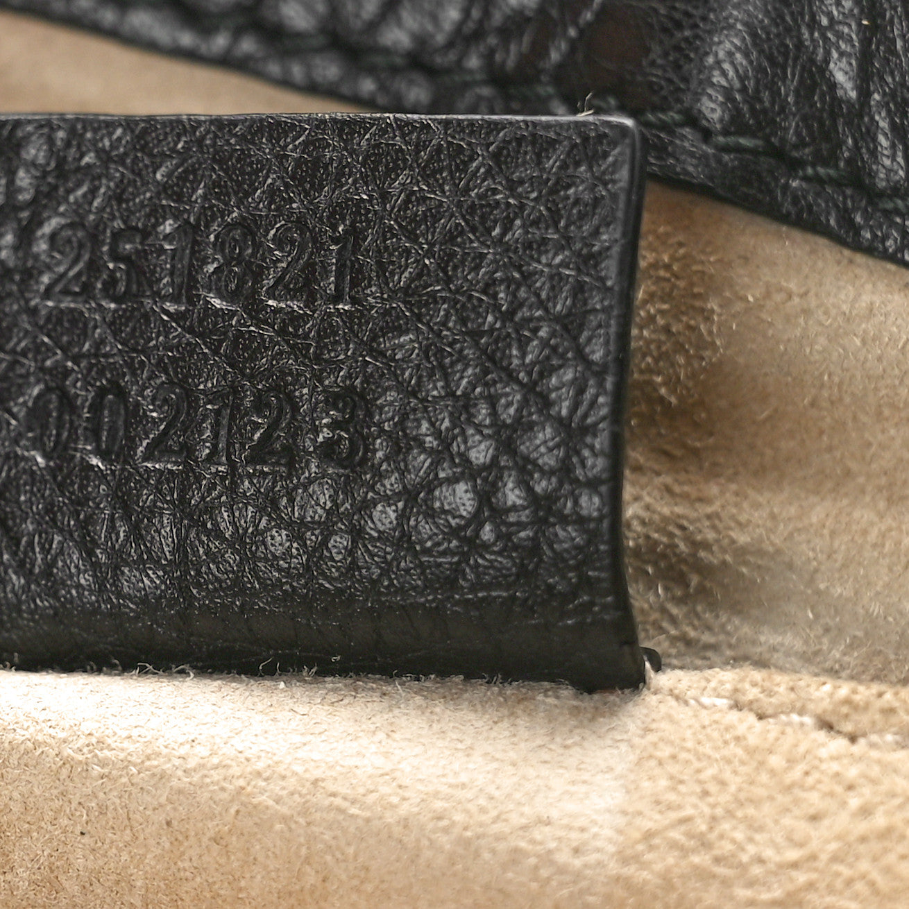 Pebbled Calfskin Small 1973 Chain Shoulder Bag Black
