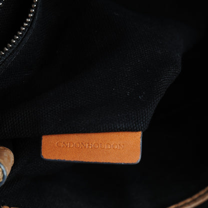 Burberry Mega Check Grainy Calfskin Small Gowan Messenger Bag Saddle Brown 8 of 19