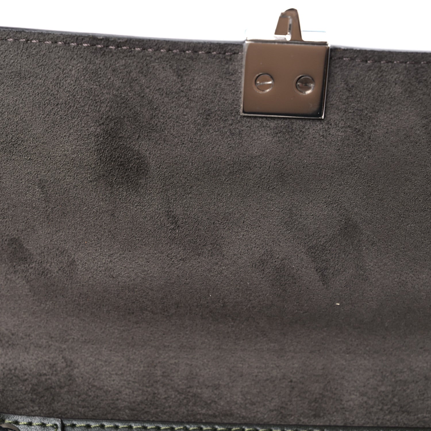 Fendi Snakeskin Vitello Liberty Studded Small Kan I Shoulder Bag Arancio Turchese Pallido Multicolor 9 of 10