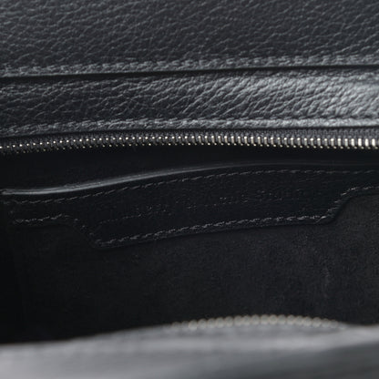 Mulberry x ACNE STUDIOS Grained Calfskin Musubi Bayswater Satchel Black 6 of 9