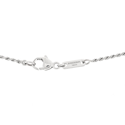 Boucheron 18K White Gold Diamond Aquaprase XS Serpent Boheme Necklace 4 of 4