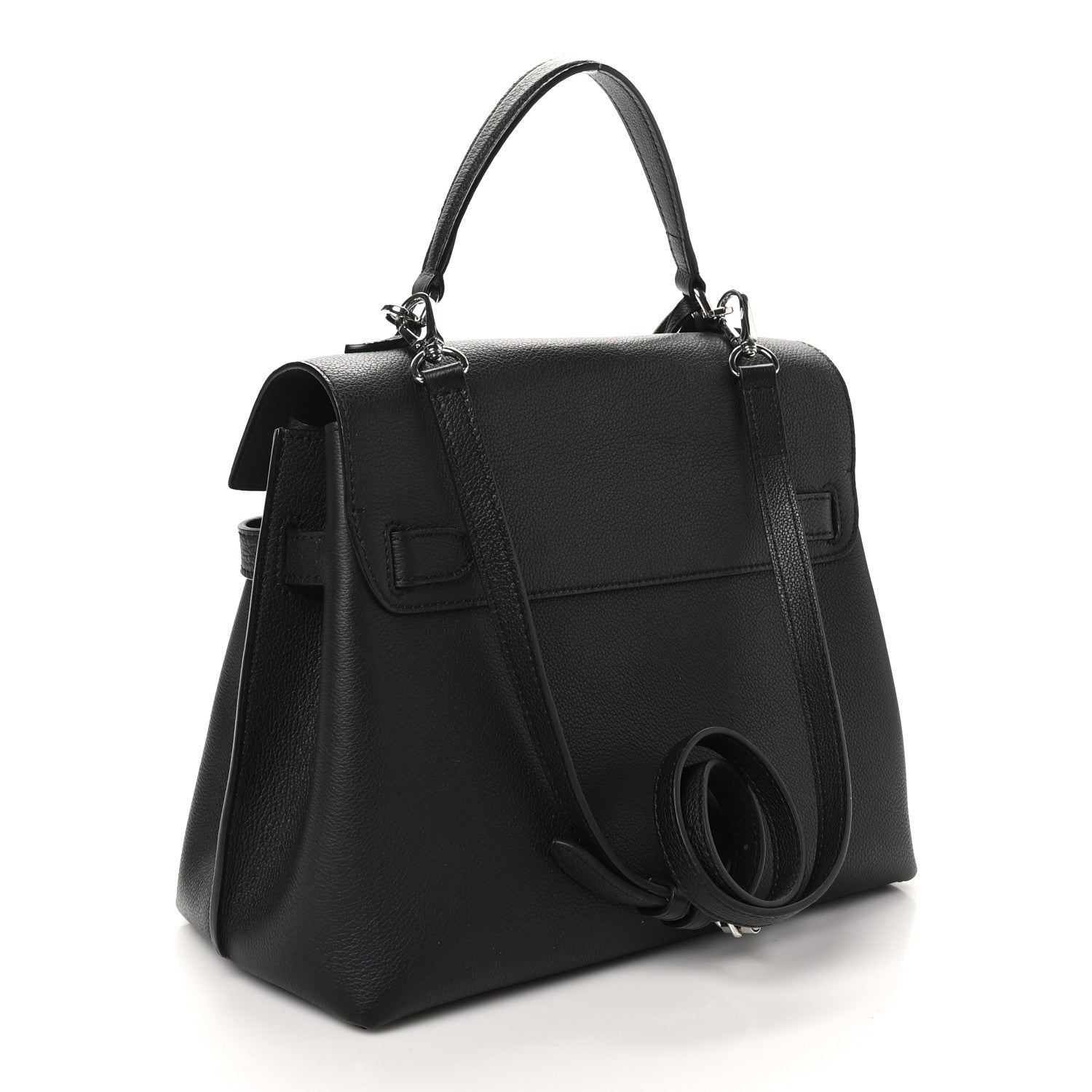Louis Vuitton Soft Calfskin Lockme Ever MM Black 2 of 10