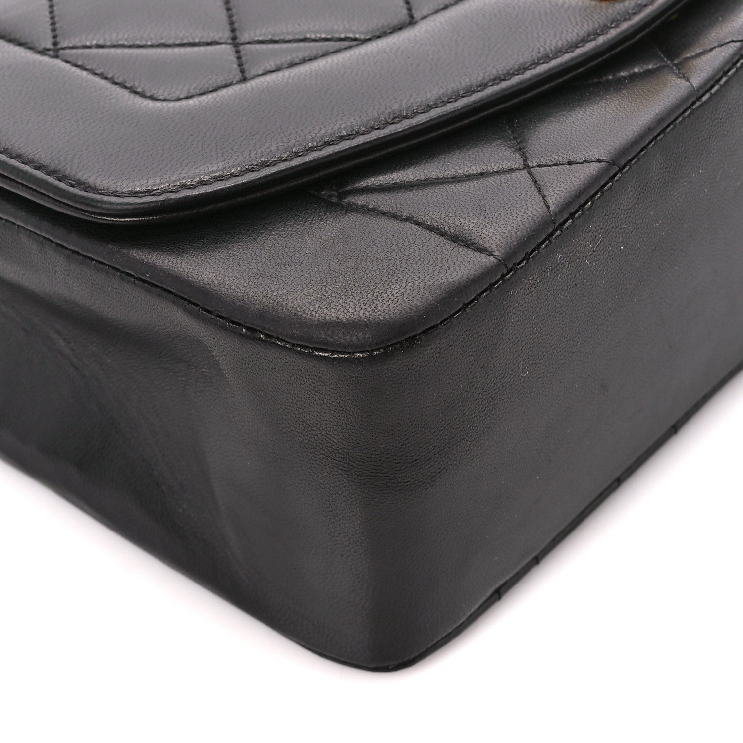 Chanel Lambskin Quilted Small Single Flap Black 10 of 11