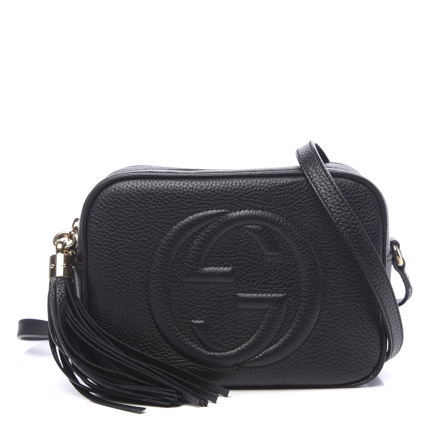 Gucci Pebbled Calfskin Small Soho Disco Bag Black 1 of 11