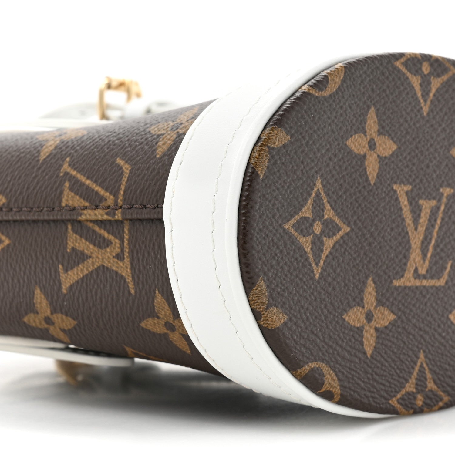 Louis Vuitton Monogram LV Match Nano Bucket Bag White 12 of 13