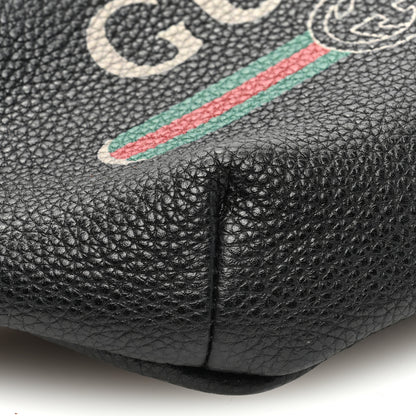 Gucci Grained Calfskin Small Logo Belt Bag Black 9 of 10