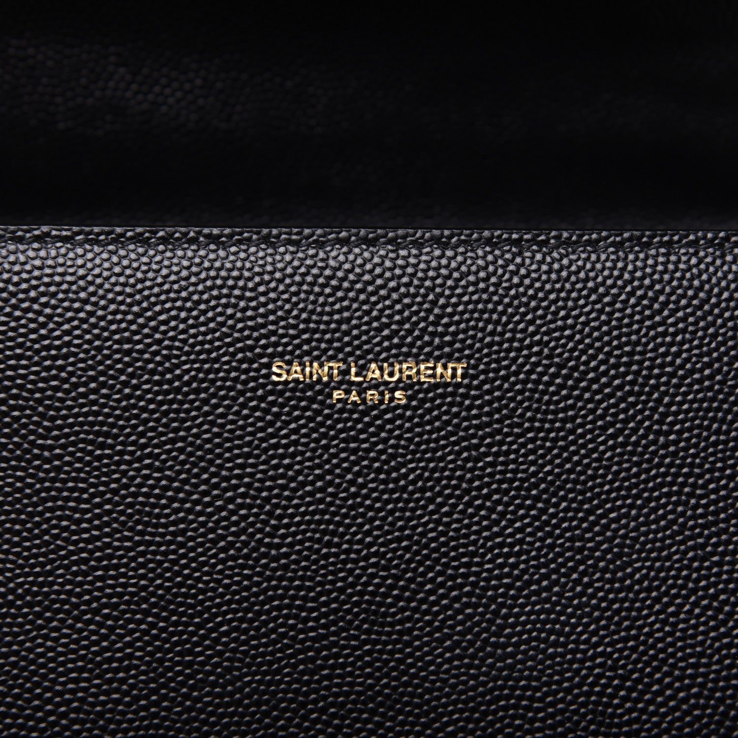 Saint Laurent Grain de Poudre Mini Classic Monogram Cassandra Top Handle Black Rouge Legion 8 of 15