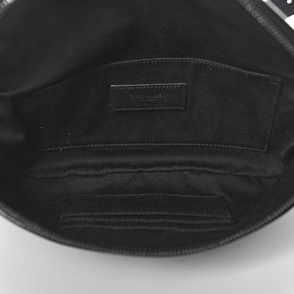 Saint Laurent Calfskin Monogram Belt Bag Black 5 of 10