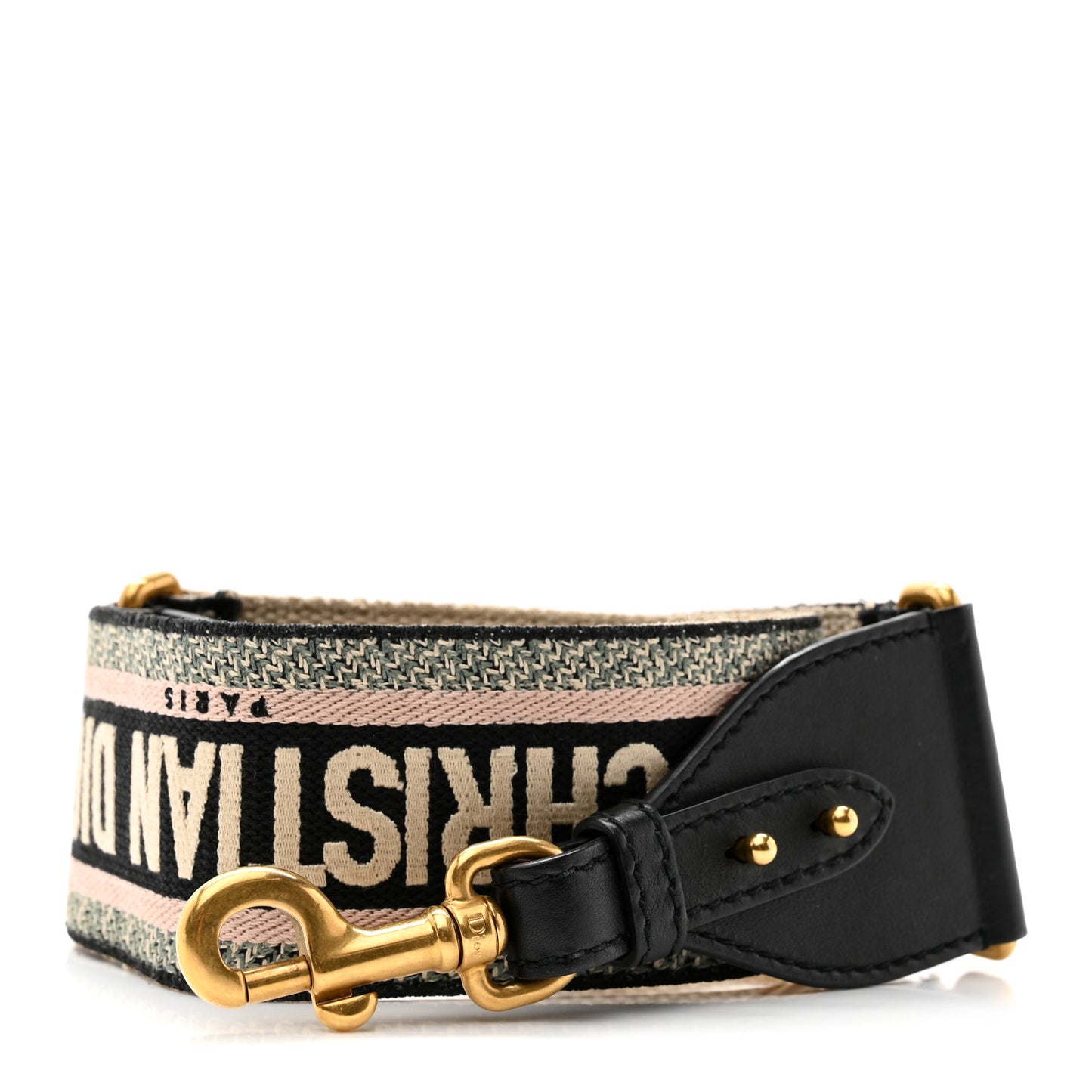 Canvas Embroidered Shoulder Strap Rose Multicolor