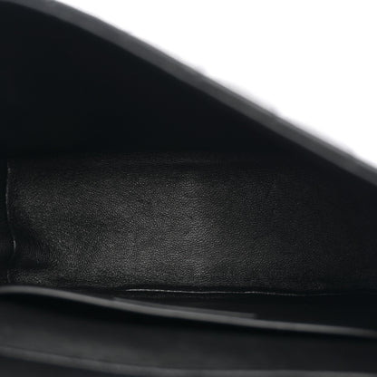 Saint Laurent Lambskin Matelasse Monogram Medium Vicky Chain Bag Black 5 of 10