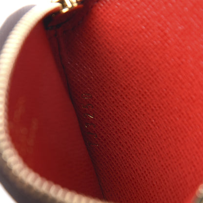 Louis Vuitton Monogram 2020 Christmas Animation Bumper Cars Round Coin Purse Coquelicot 6 of 7