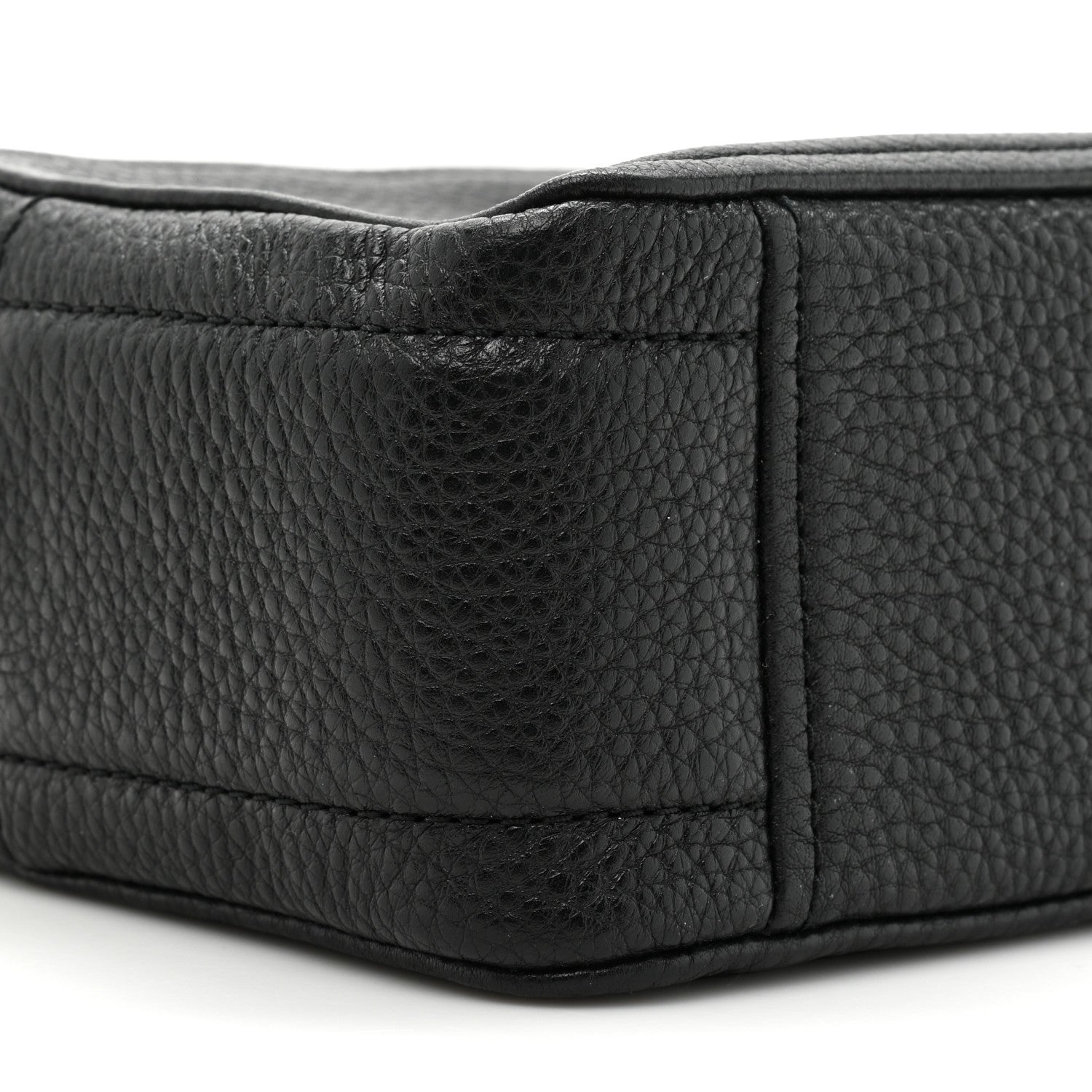 Marc Jacobs Supple Natural Grain Calfskin The Softshot 27 Bag Black 9 of 9
