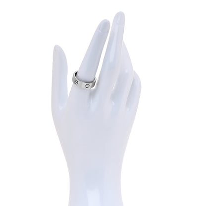Cartier 18K White Gold 6mm LOVE Ring 58 8.25 2 of 4