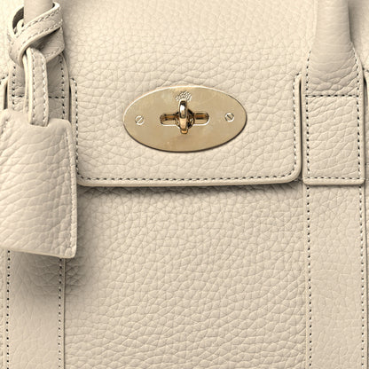 Mulberry Heavy Grain Small Bayswater Satchel Chalk 7 of 9