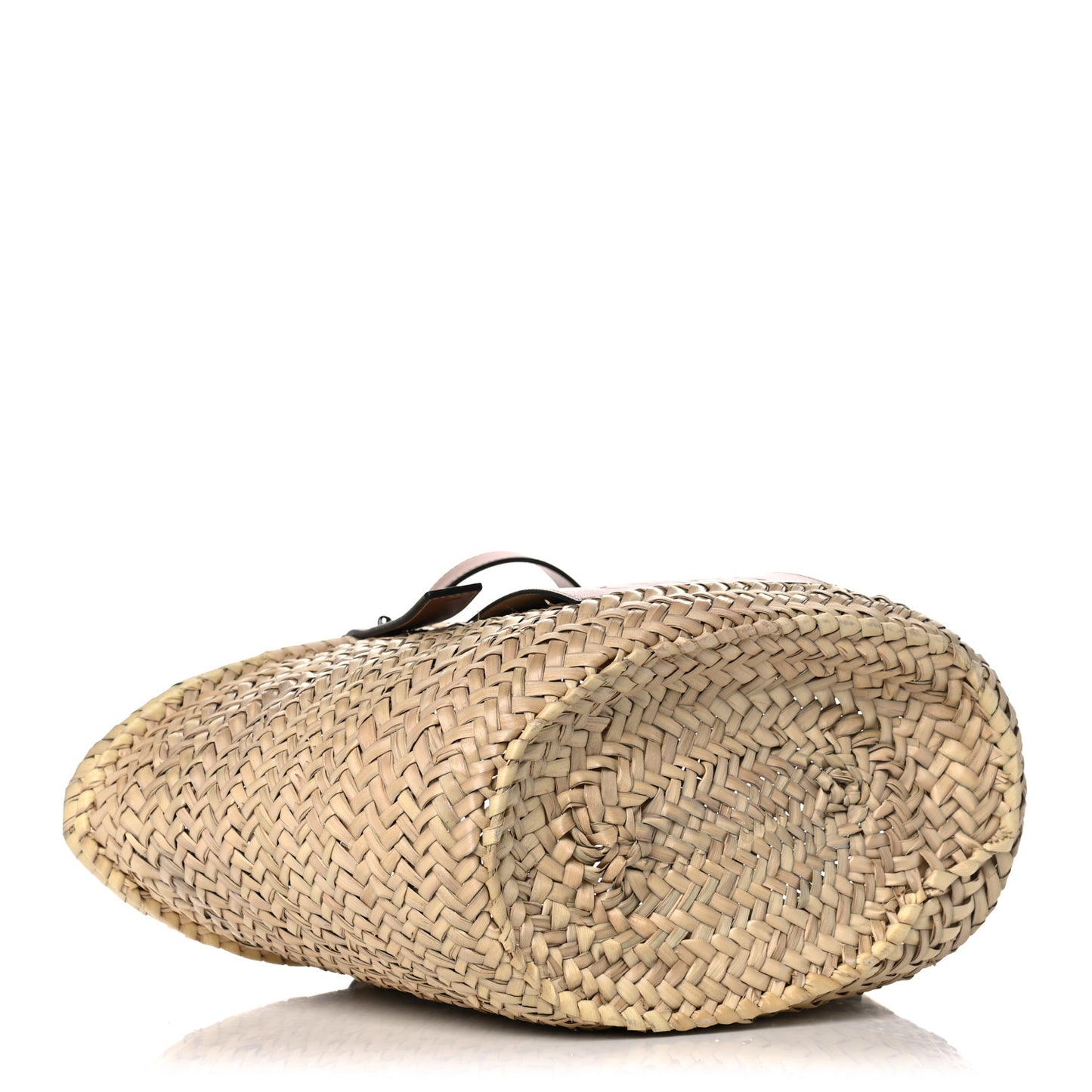 Raffia Basket Tote Bag Natural Tan