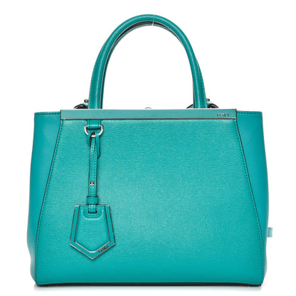 Fendi Vitello Elite Flamingo Petite 2Jours Tote Lago 1 of 8