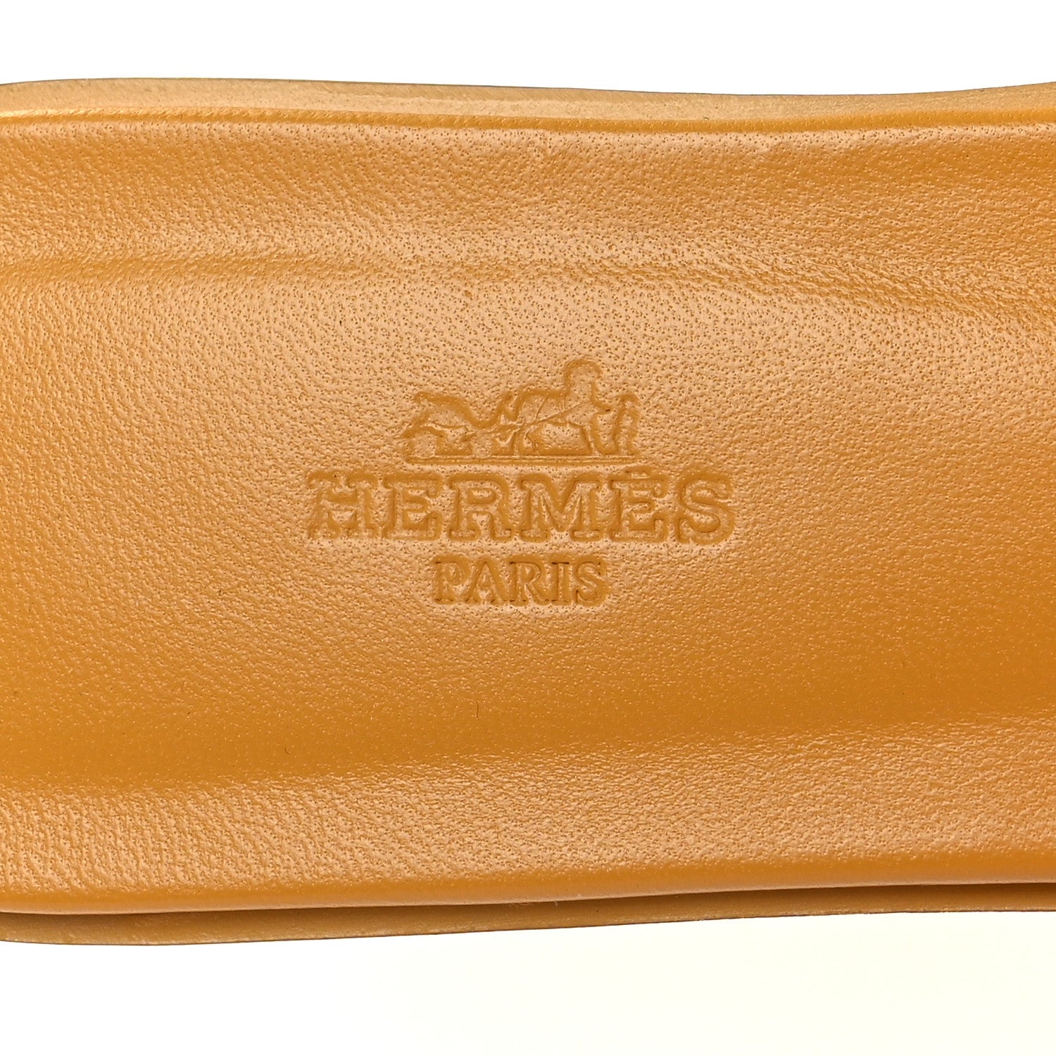 Hermes Suede Goatskin Oran Sandals 40 Jaune Sable 8 of 9