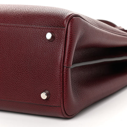 Gucci Grainy Calfskin Medium Zumi Top Handle Bag Vintage Bordeaux 10 of 11