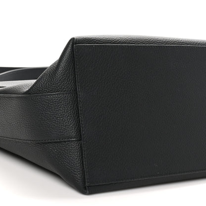 Salvatore Ferragamo Calfskin Gancini Twins 24 Messenger Bag Black 9 of 10