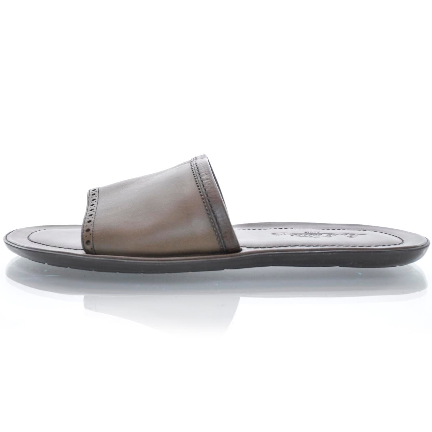 Louis Vuitton Leather Mule Sandals Brown 11 2 of 7