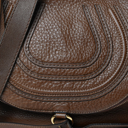 Chloe Calfskin Medium Marcie Round Zip Crossbody Nut 9 of 9