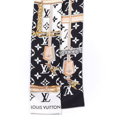 Louis Vuitton Silk Monogram Confidential Bandeau Black 2 of 3