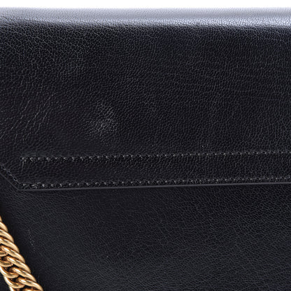 Givenchy Calfskin Suede Leopard Print Small GV3 Shoulder Bag Black Chestnut 10 of 10