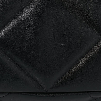 Chanel Lambskin Quilted Maxi Chanel 19 Flap Black 13 of 13