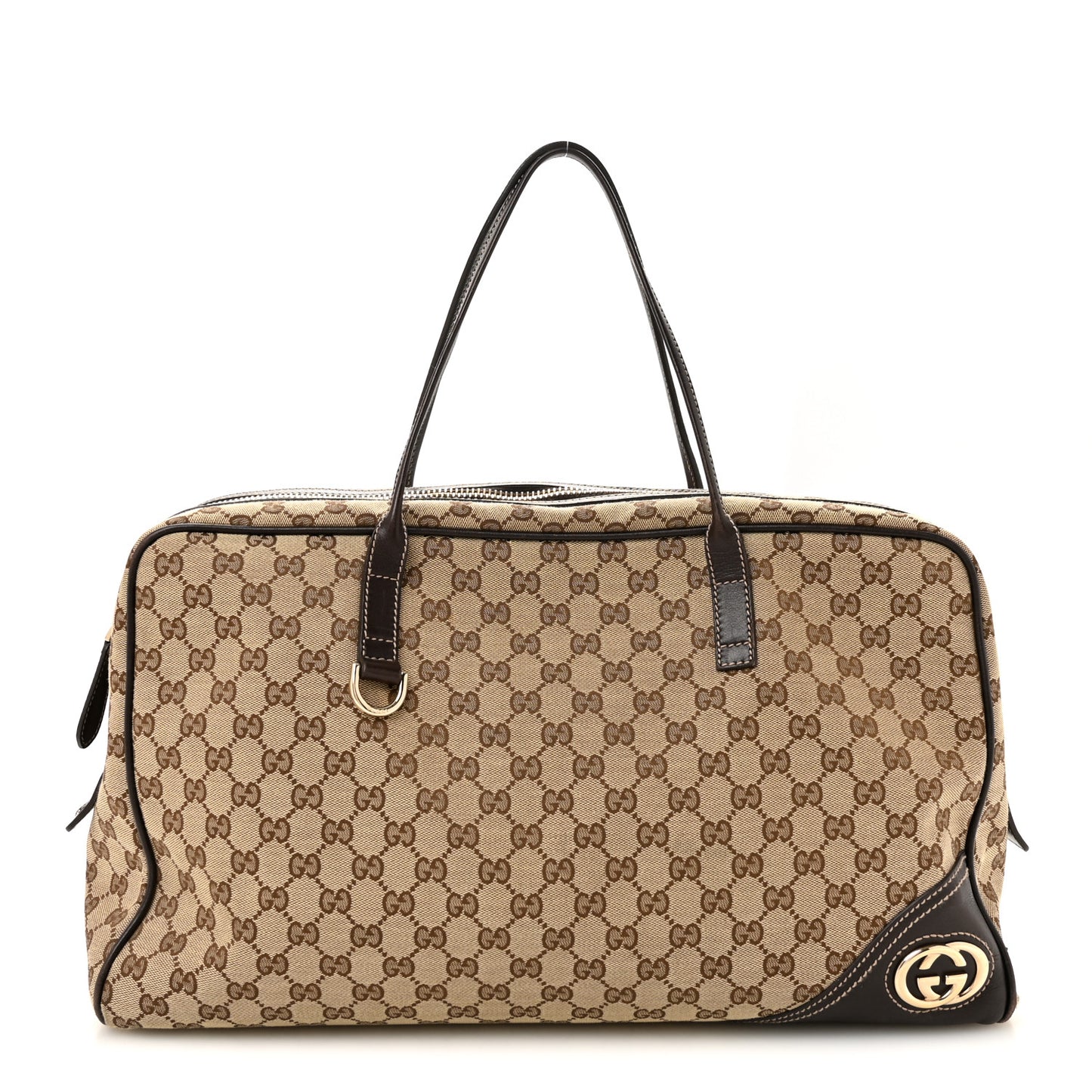 Monogram New Britt Medium Boston Dark Brown