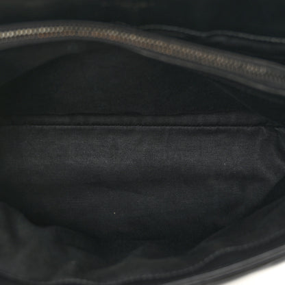 Saint Laurent Calfskin Y Quilted Monogram Monochrome Medium Loulou Chain Satchel Black 6 of 11
