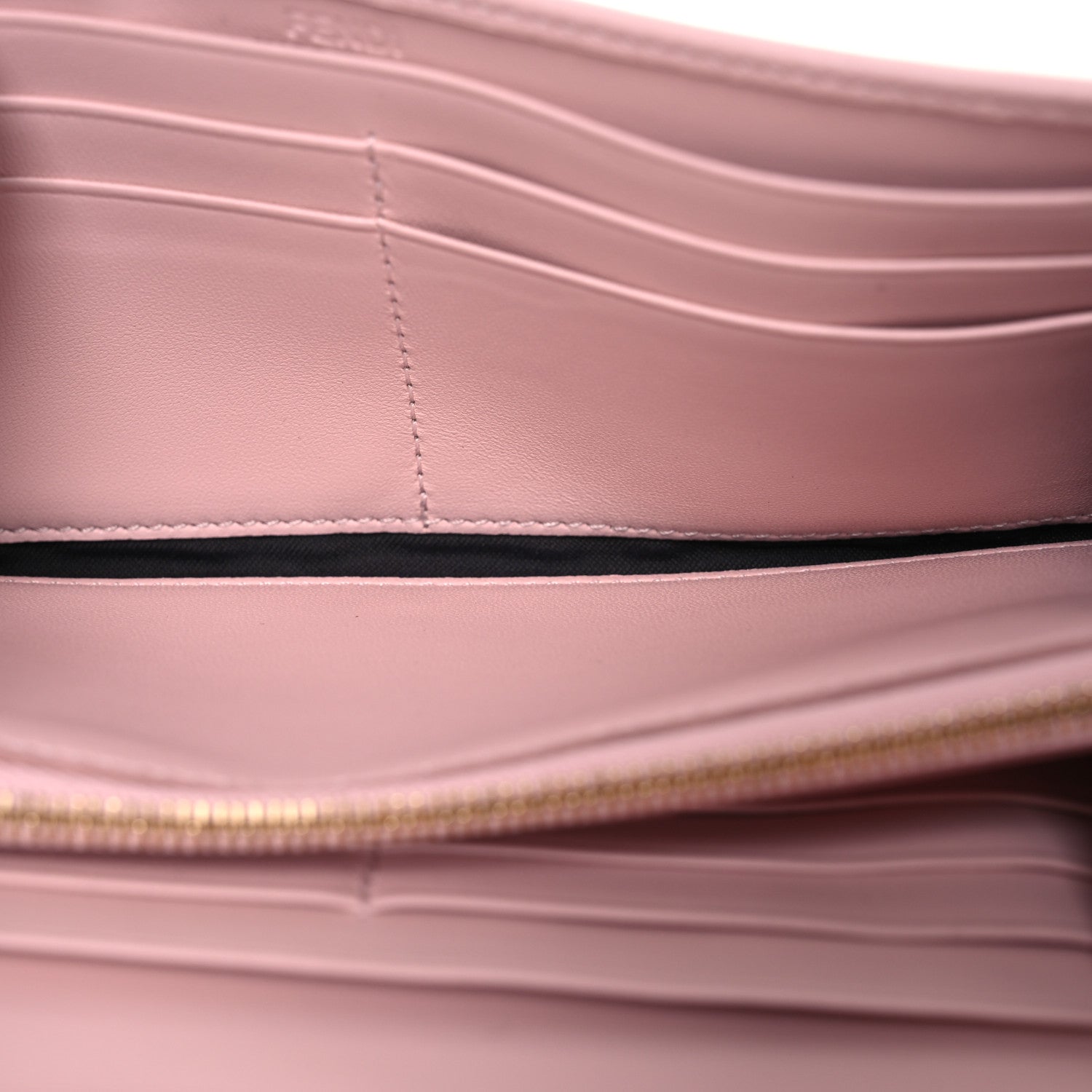 Fendi Nappa Matisse FF Embossed Continental Wallet Rosa Confetto 7 of 12