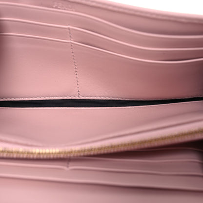 Fendi Nappa Matisse FF Embossed Continental Wallet Rosa Confetto 7 of 12