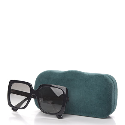 Gucci Crystal Square Frame GG Sunglasses GG0418S Black 7 of 7