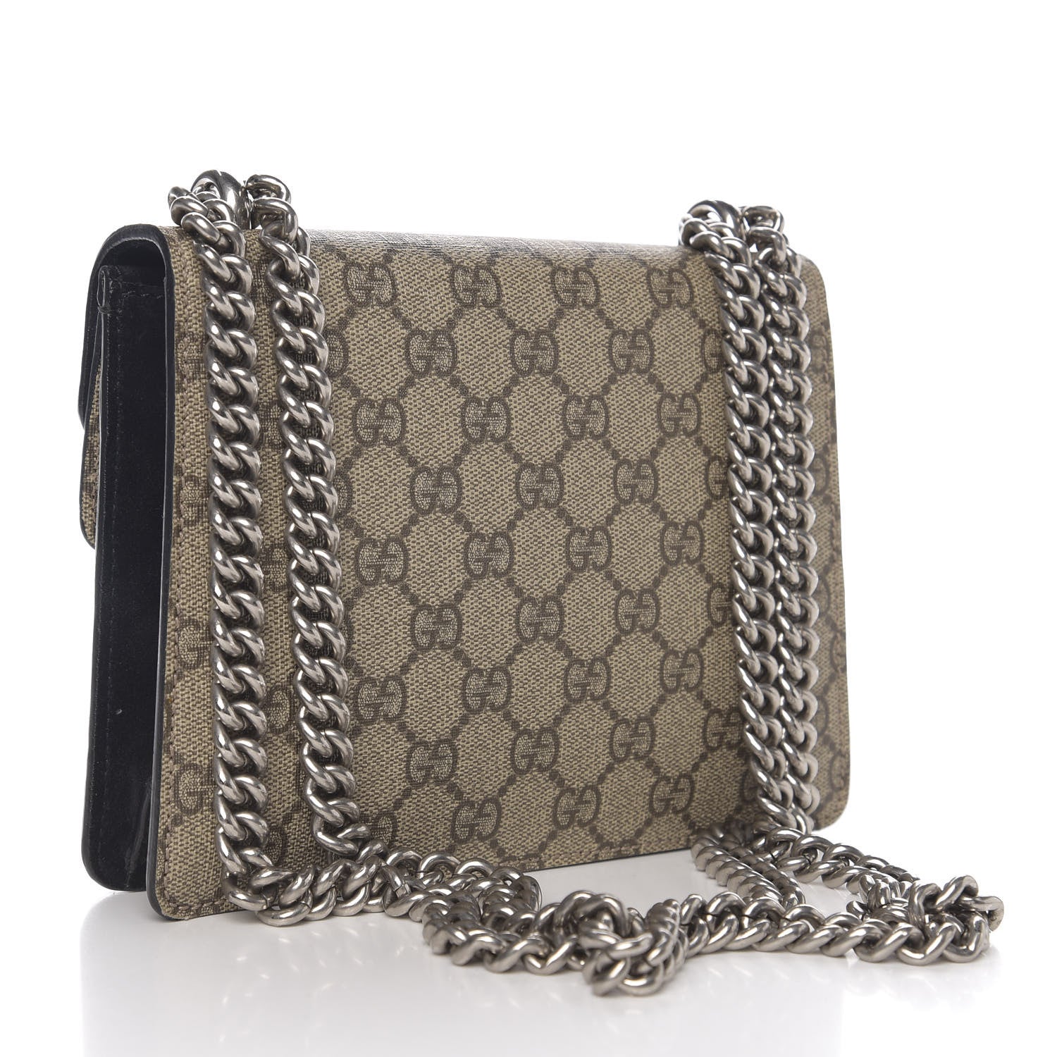 Gucci GG Supreme Monogram Mini Dionysus Shoulder Bag Black 2 of 13
