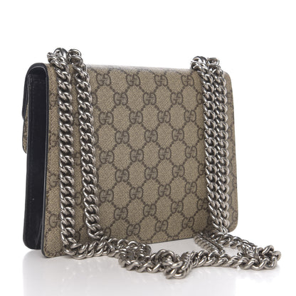 Gucci GG Supreme Monogram Mini Dionysus Shoulder Bag Black 2 of 13