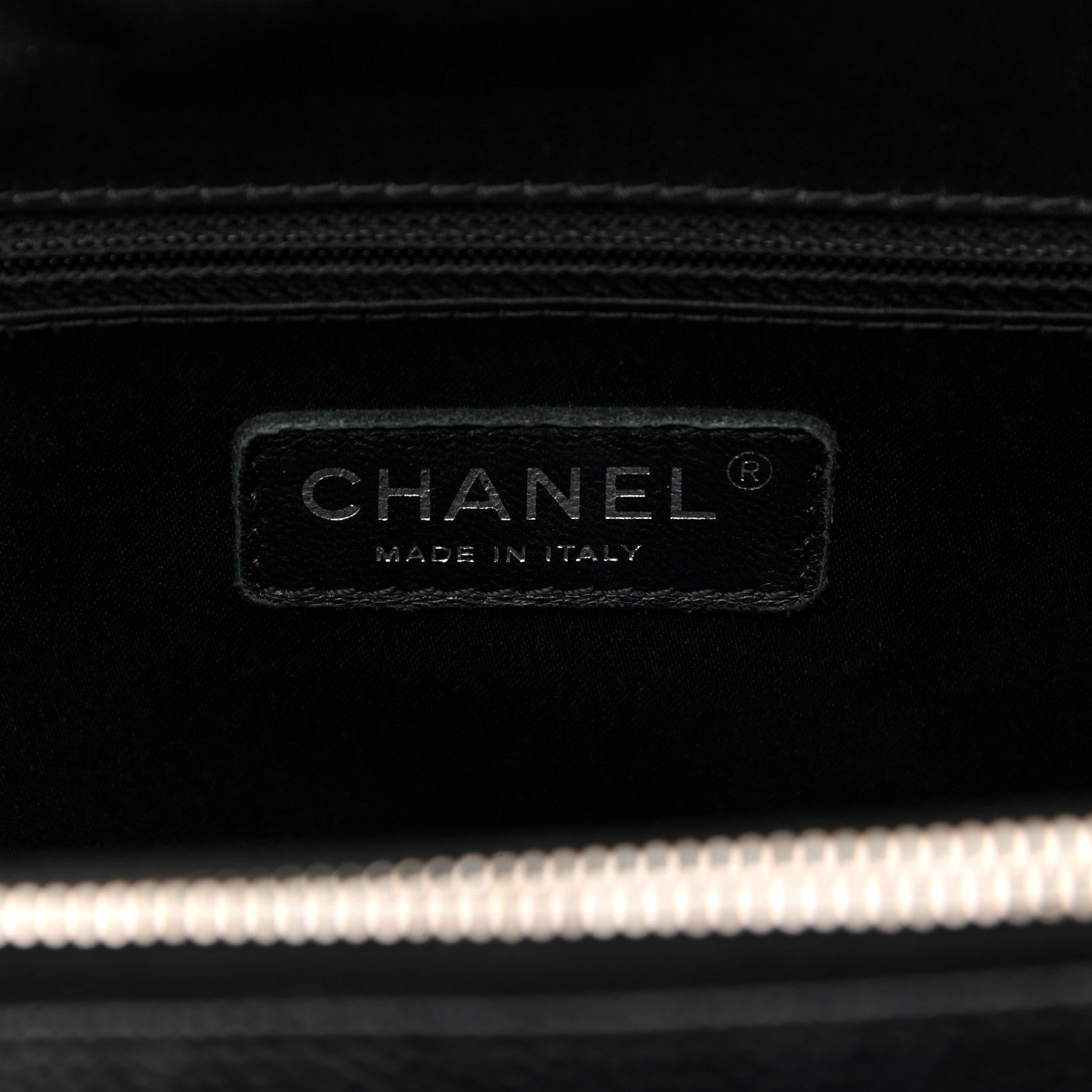 Chanel Caviar Quilted XL Grand Shopping Tote GST Black 8 of 10