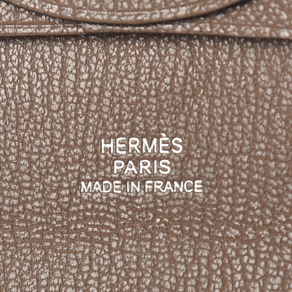 Hermes Chevre Mysore Bastia Coin Purse Etoupe 6 of 9