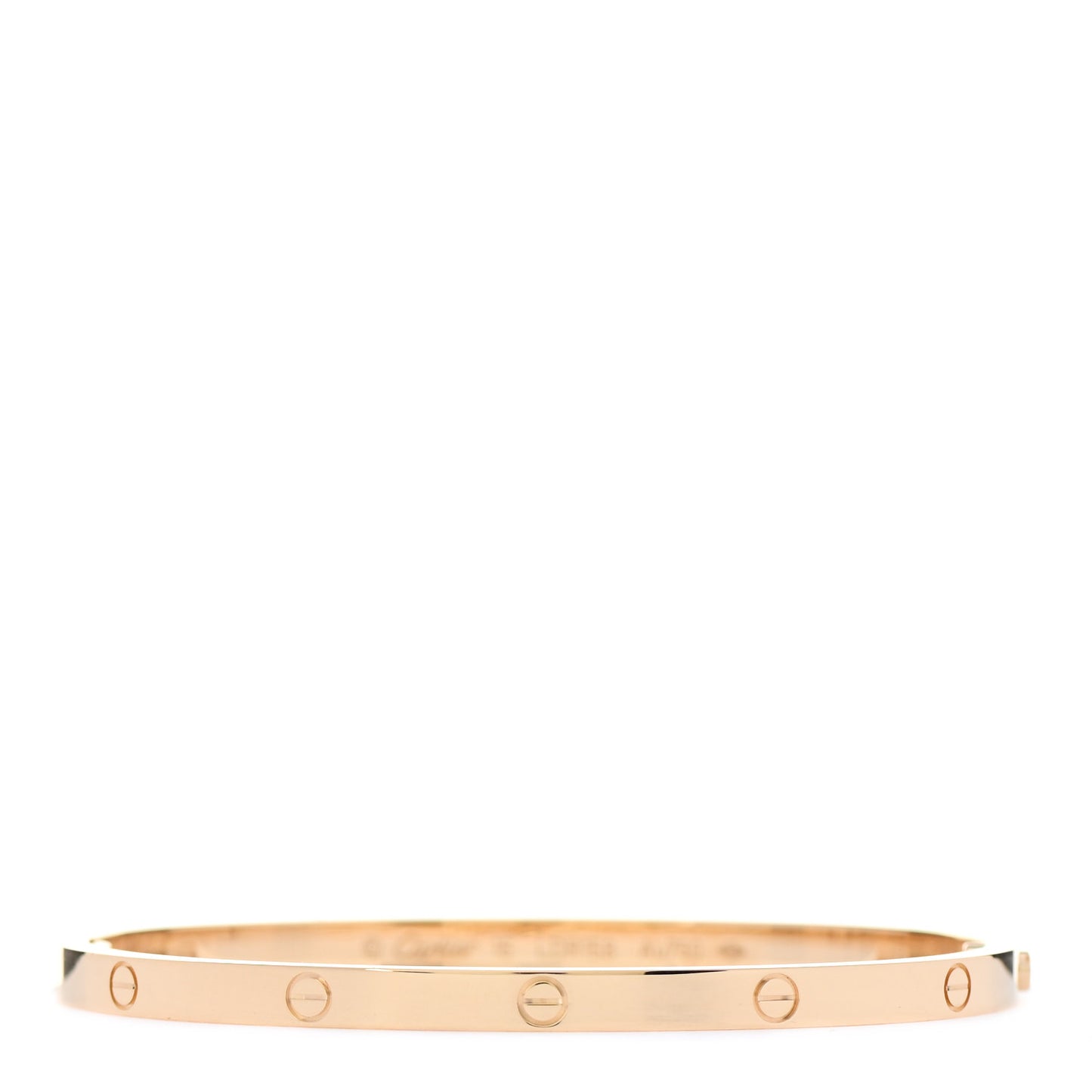 18K Yellow Gold Small LOVE Bracelet 16
