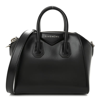Givenchy Shiny Lord Calfskin Mini Antigona Black 1 of 13