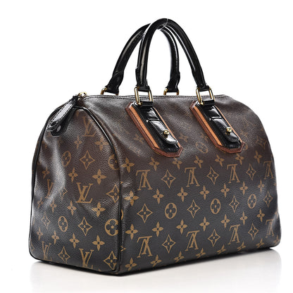 Louis Vuitton Monogram Mirage Speedy 30 Black 3 of 12