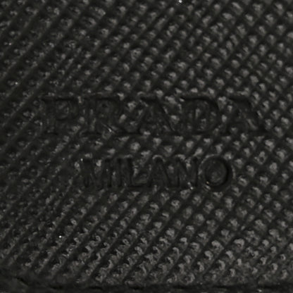 Prada Saffiano Bi-Fold Wallet Black 6 of 9