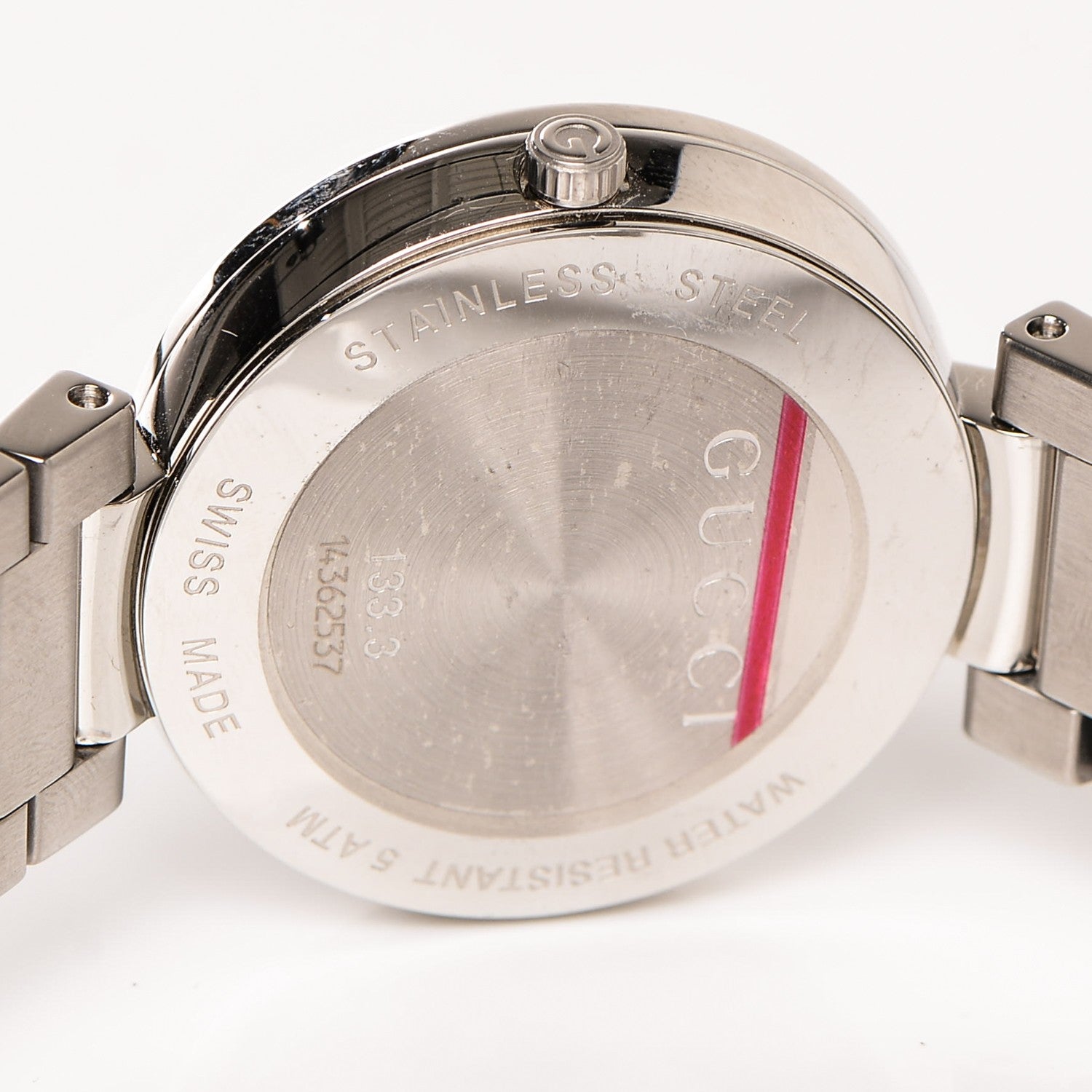 Gucci Stainless Steel 37mm Interlocking G Quartz Watch 8 of 9