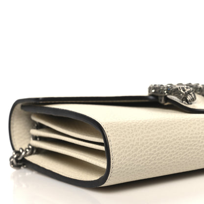 Gucci Dollar Calfskin Mini Dionysus Chain Wallet Mystic White 12 of 13