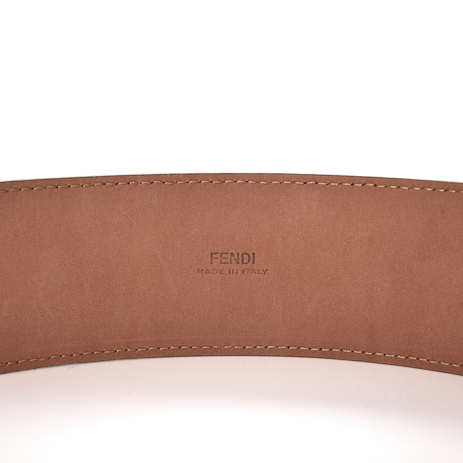 Fendi Velvet FF Belt 85 34 Tobacco 5 of 6