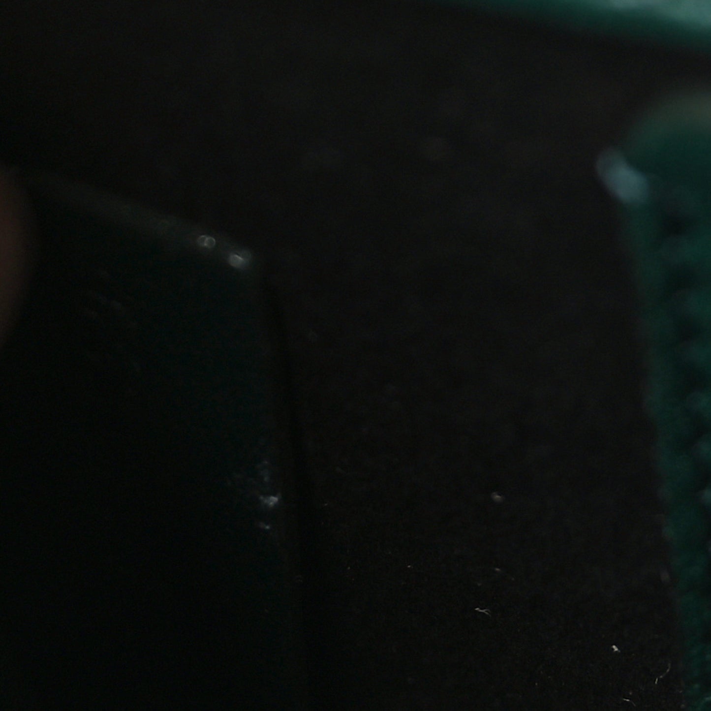 Lambskin Quilted Knuckle Shoulder Bag Green