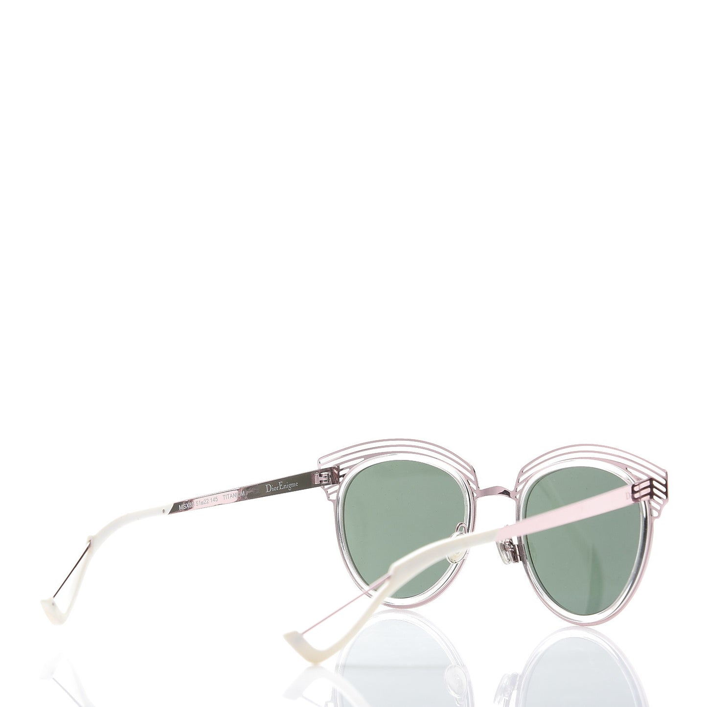 Acetate Enigme Sunglasses Pink White