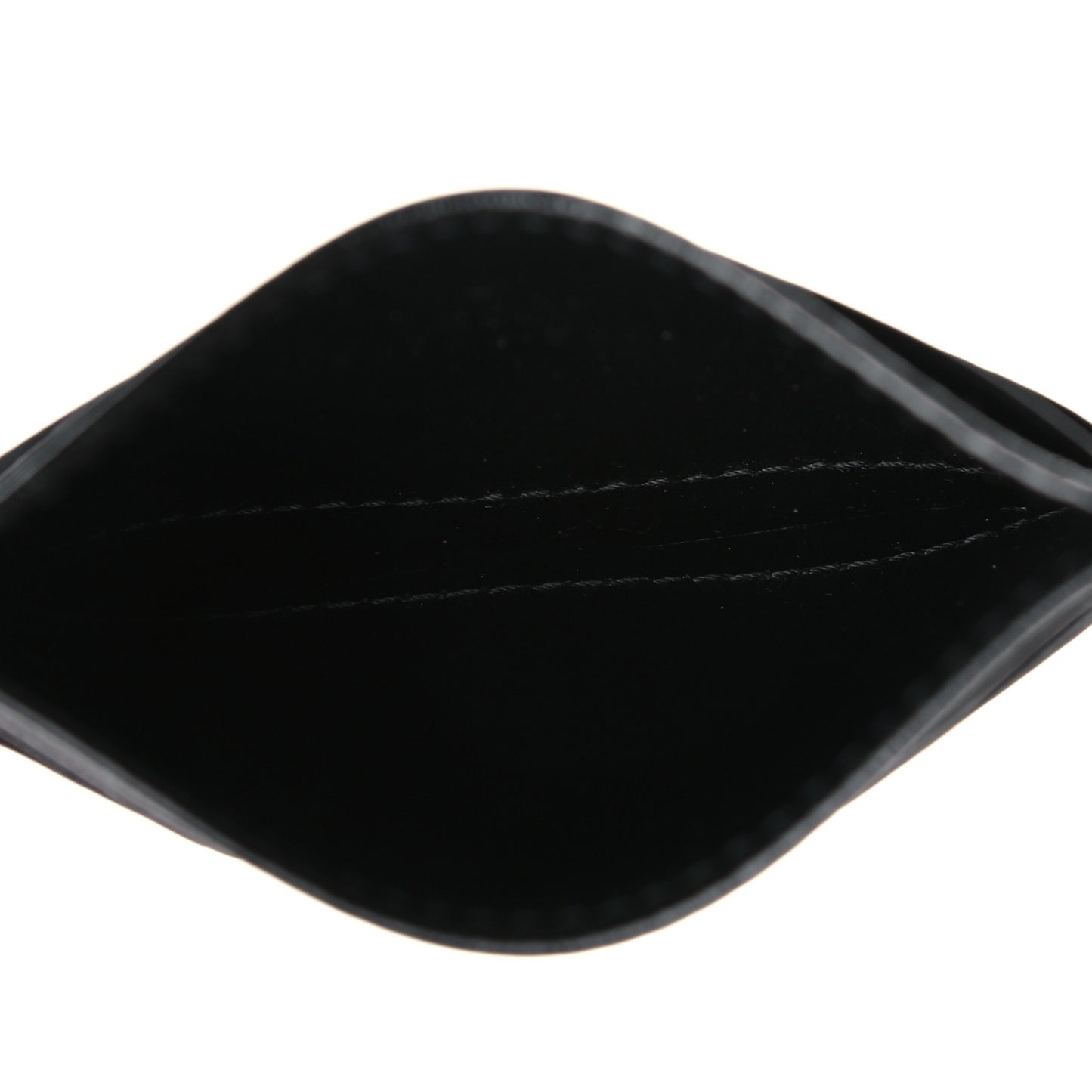 Calfskin Web Rajah Card Holder Black